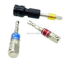 Быстрый выпуск 1/" Квадратный привод до 1/4" шестигранный хвостовик адаптер конвертер W/3 pc переходник для бит гайка с отверстиями под ключ Драйвер набор 1/" 3/8" 1/2"