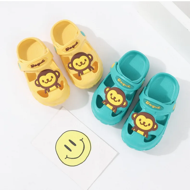 summer Children boys girls EVA Slippers five star Non-slip beach hole shoes different styles 140-180 XQ01