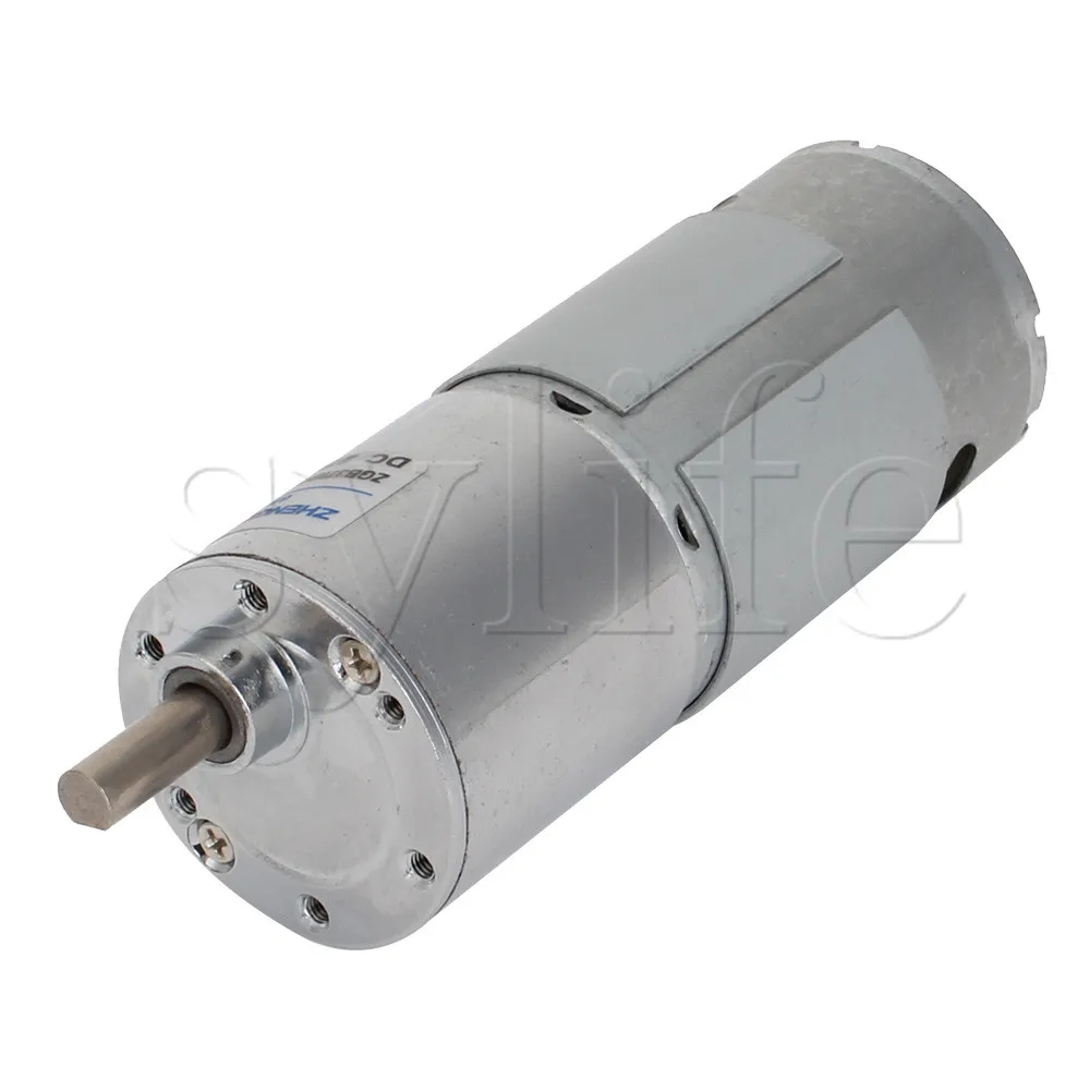 Reversible 30RPM 24V DC High Torque Geared Box Electric Speed Reduce