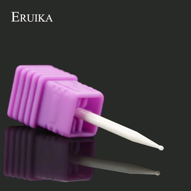 ERUIKA 1 шт. шариковый керамический сверло для ногтей электрическая фреза Биты маникюрные машинки аксессуары пилка для ногтей инструменты для чистки ногтей