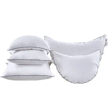 

White moon Pillow goose feather cushion core for car headrest sofa
