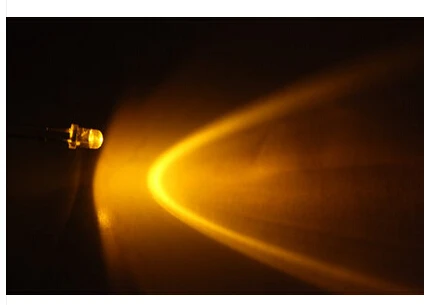 

Water Clear Through Hole 5MM Yellow Candle Flickering LED Diode