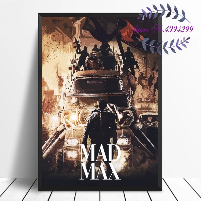 Плакат из фильма Mad Max Fury Road холст печать картин домашний декор без