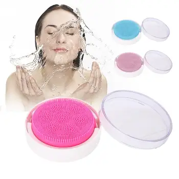

Electric Face Cleansing Brush Silicone Ultrasonic Pore Clean Skin Care Device Massager Face Deep Pores Cleaning Brush
