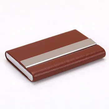 

ID Credit Card case Wallet Coffee red Black Portable Women Men ID Credit Card Protector Wallet Card Holder Package Box party