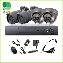 4CH CCTV Kit DVR HDMI 1200TVL IR Weatherproof Outdoor HD Analog Cameras Home Security Surveillance System
