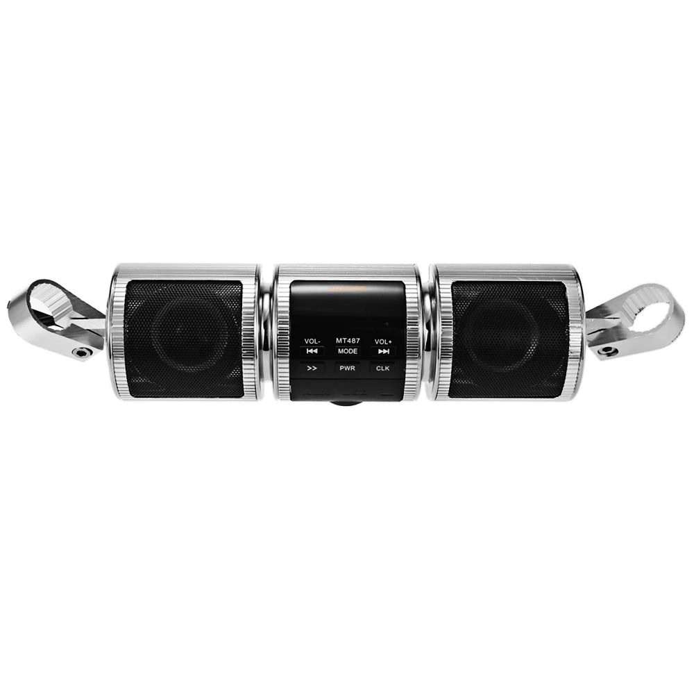 

MT729 MT487 Motorcycle Motorbike Round Shape LED Display MP3 Music Player Bluetooth Water-resistant LED Display Stereo Speaker