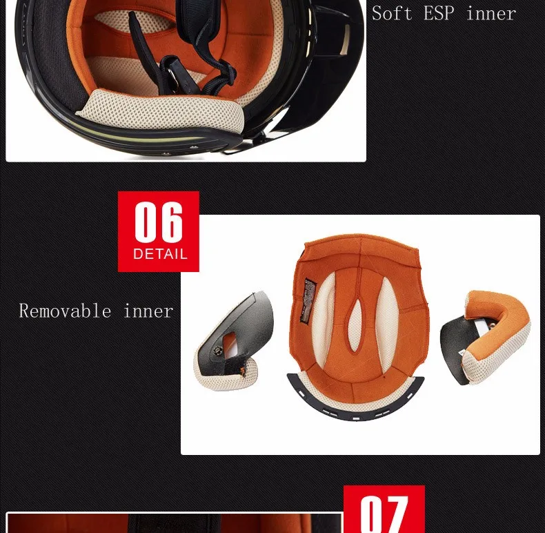 meio capacete retro moto casco scooter rosto