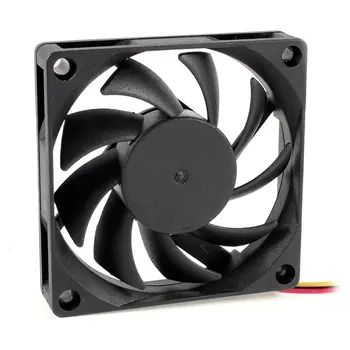 

YOC-5* 70x70mm 12V 3-Pin PC Computer Case CPU DC Brushless Cooler Fan Black