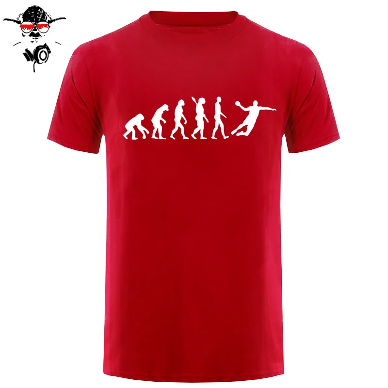 Evolution Handball T Shirt Men New Summer Short Sleeve Fashion Cotton Cool Evolution T-Shirt Tops Men Clothing