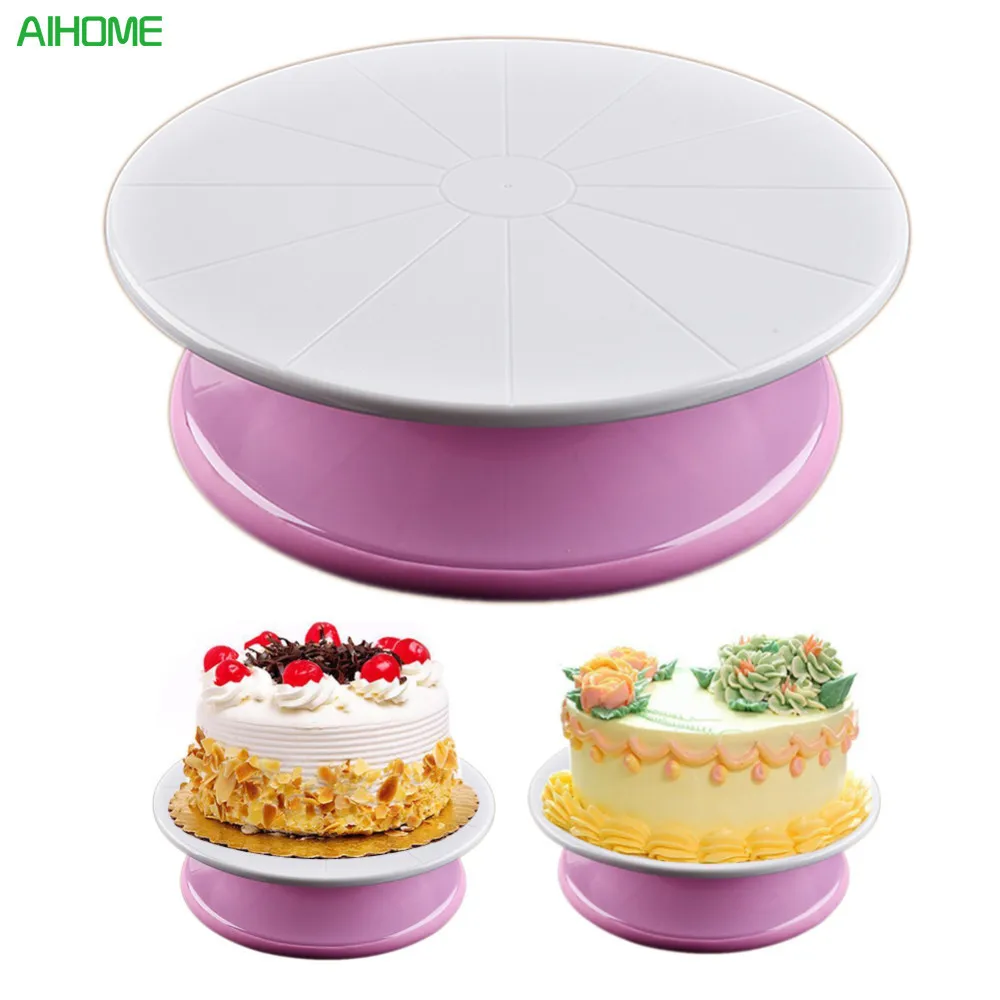 Buy Plastic DIY Cake Turntable Rotating Cake