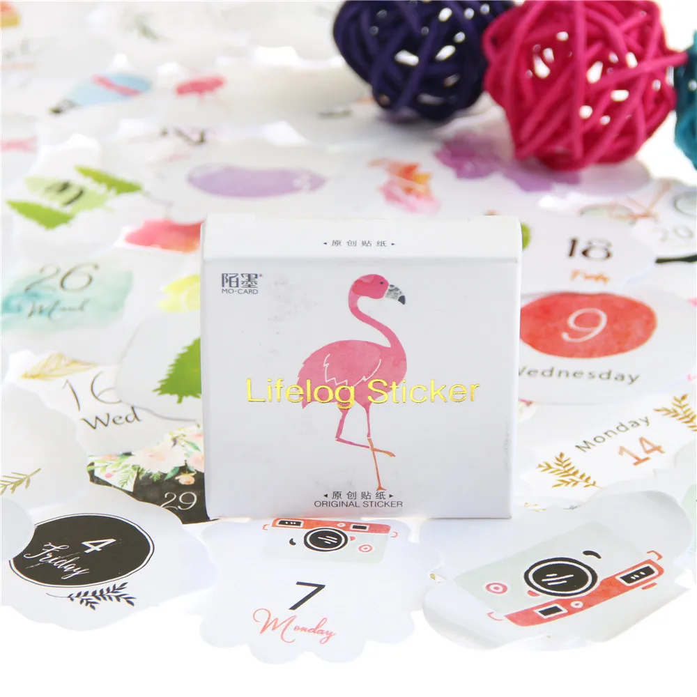 Toko Online 45 Pcs Lot Mini Flamingo Burung Koleksi Mainan Kertas