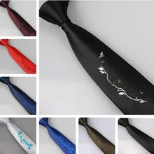 LAMMULIN новые мужские галстуки для костюма цветы жаккардовый галстук тканый полосатый микрофибра тощий галстук 6 см галстук для свадьбы 8 цветов галстук