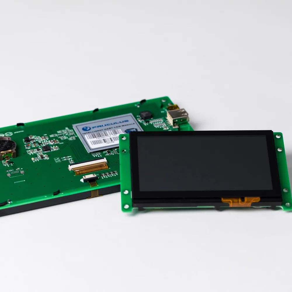 

10.1" TFT LCD Display Module LCM with touch panel and UART communication for HMI Design 1024*600
