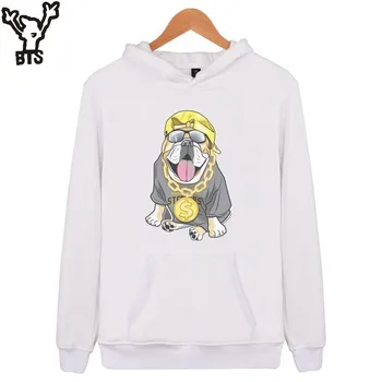 

KPOP Fenway Forever Mens Hoodies And Sweatshirts Hip Hop Cartoon Printed Fashion Hooded Sweatshirt Men Dog Funny Pullovers 4XL