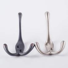 Brushed Nickel Wall Hook Coat Hanger Hat Hangers Rack Decorative Tower Curtain Tieback Hooks