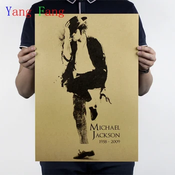 

Vintage Michael Jackson Poster Retro art Wall home Decoration 51*35 CM
