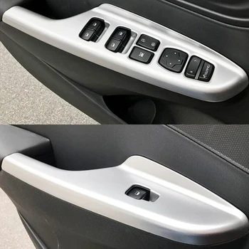 

ABS For Hyundai Kona Encino 2018 2019 Car Styling Door Window Glass Lift Control Switch Panel Cover Trim Auto Accessories