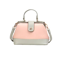Doctor Bag Fashion Large Capacity Messenger Bag Ladies Shoulder Bag Scrub Leather Handbag Contrast color Designer High Quality