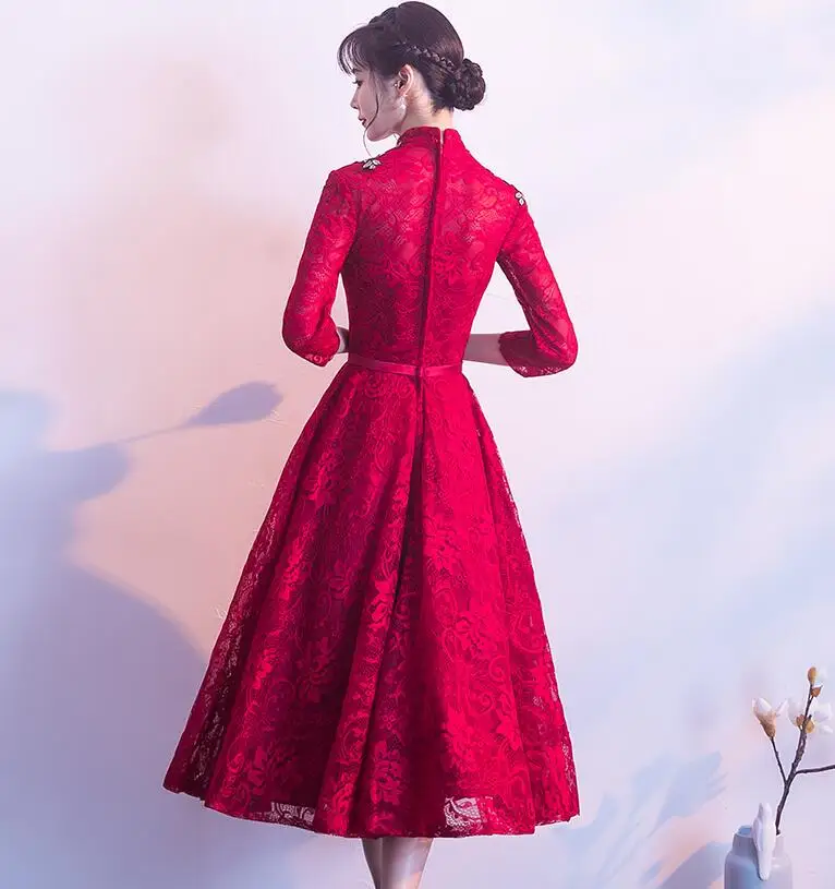 Высококачественные женские платья в китайском стиле горячая Распродажа A002