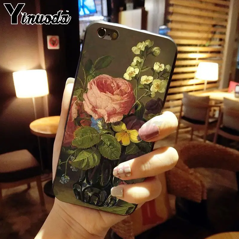 Classic painting flower In a Vase aesthetic Art