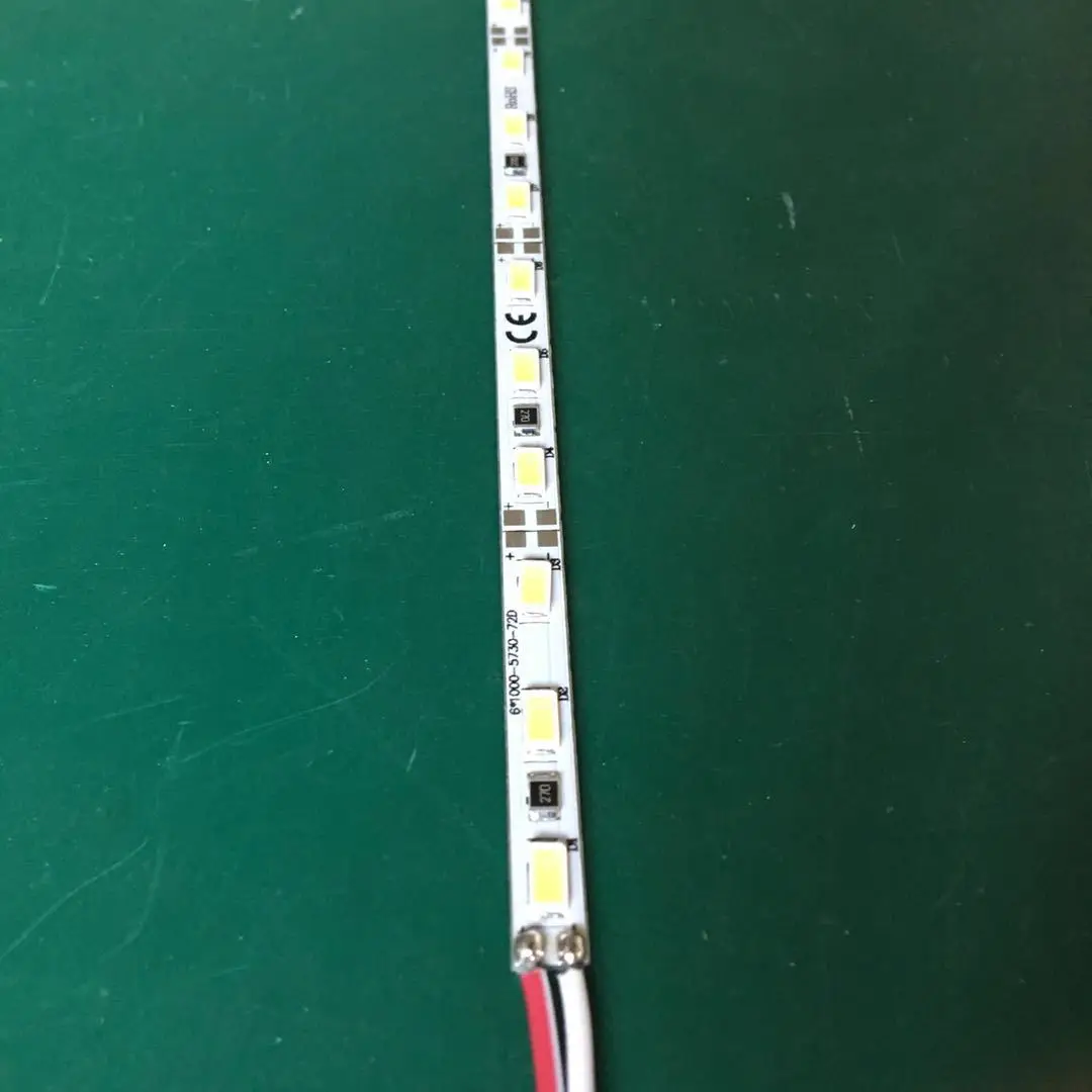 6 мм жесткий светодиодный стержень 5730 SMD белый цвет DC 12 V