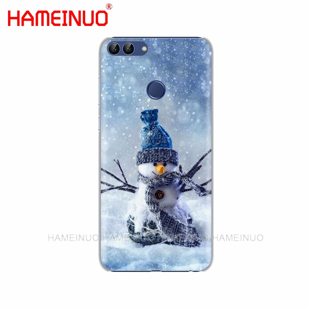 Рождественский милый чехол HAMEINUO со снеговиком и снежинками для телефона Huawei NOVA 2