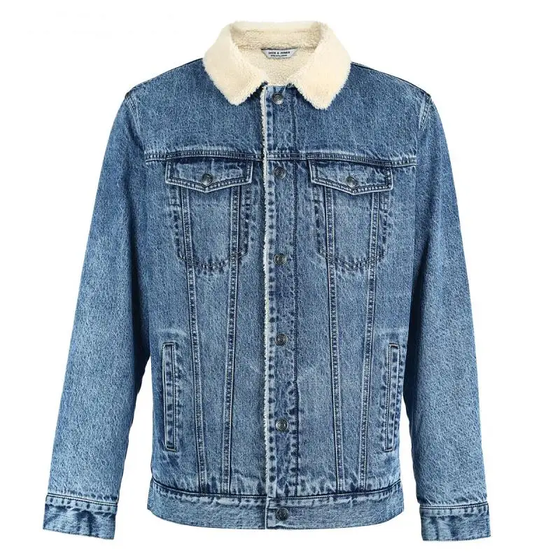 JackJones Зимняя утолщенная из овечьей шерсти мужская куртка мужская| 218357518|Куртки| |