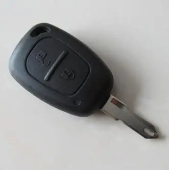 Пульт дистанционного ключа 2 кнопки для Renault Trafic/Master/Опель/Movano/Kangoo сменная заглушка для ключа чехол