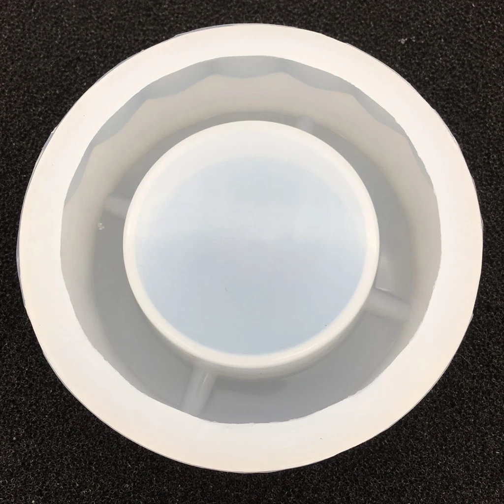 

DIY Round Silicone Storage Box Mold Transparent Resin Casting Mould Jewelry Craft Handmade Tool 12x12x3cm