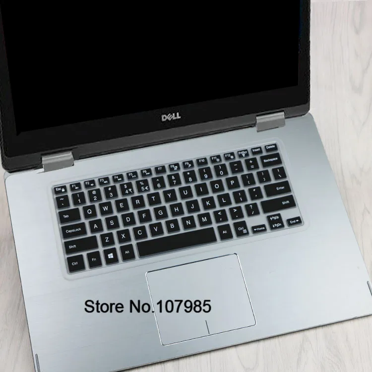 Клавиатура для ноутбука кожного покрова протектор для DELL XPS 15 9570 15-9570 XPS15 15," XPS 15-9550 9560 9570 - Цвет: Black