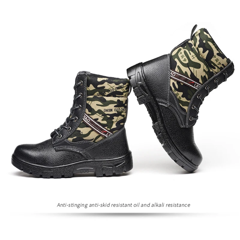 Зимние мужские ботинки; уличные военные тактические ботинки; Мужские дышащие ботильоны в стиле пустыни; Водонепроницаемая защитная обувь
