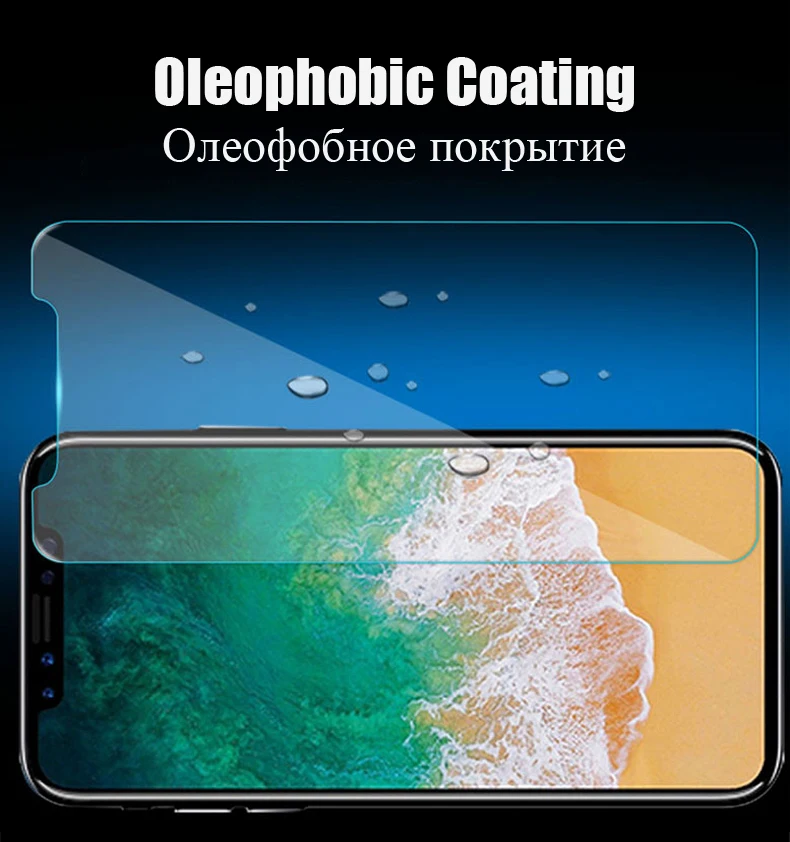 9 H HD закаленное Стекло для iPhone X Экран протектор на Apple 10 анти-голубой свет