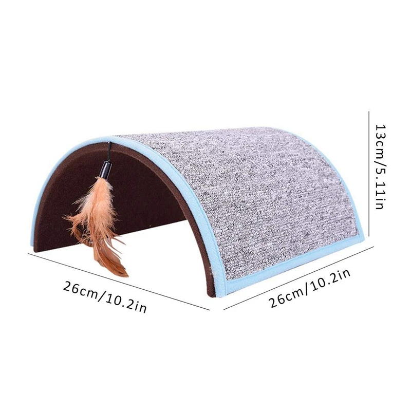 Ковер Арка кошка скретч доска кошка игрушка Pet туннель игрушка для кота игровой коврик-Когтеточка