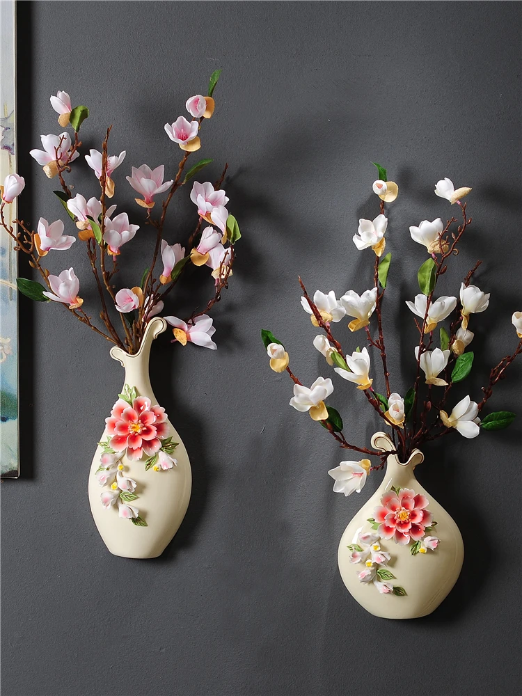 

Wall decorations on wall of wall-hanging vase small wall hangings for TV sofa background in living room
