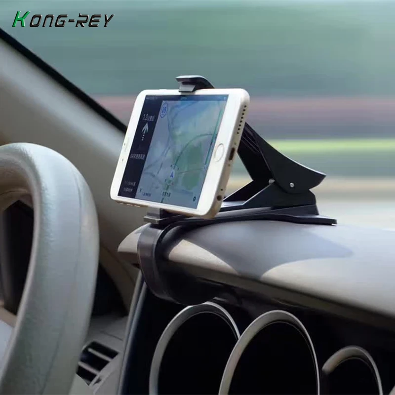 KONGRE YAntiskid Car Phone Holder Dashboard Mount Clip Clamp Adjustable