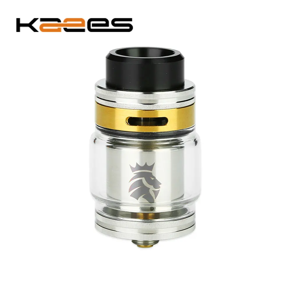 100% Original KAEES Solomon 2 RTA 24mm with 5ml/3.5ml Tank Capacity & Leakproof Top Adjustable Airflow Top Filling E-cig Tank 100% Original KAEES Solomon 2 RTA 24mm with 5ml/3.5ml Tank Capacity & Leakproof Top Adjustable Airflow Top Filling E-cig Tank