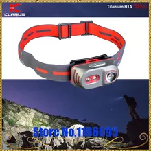 KLARUS H1A титановая фара XP-L V6 светодиодный уровень освещения 14500 лм+ аккумулятор с зарядным портом Micro-usb