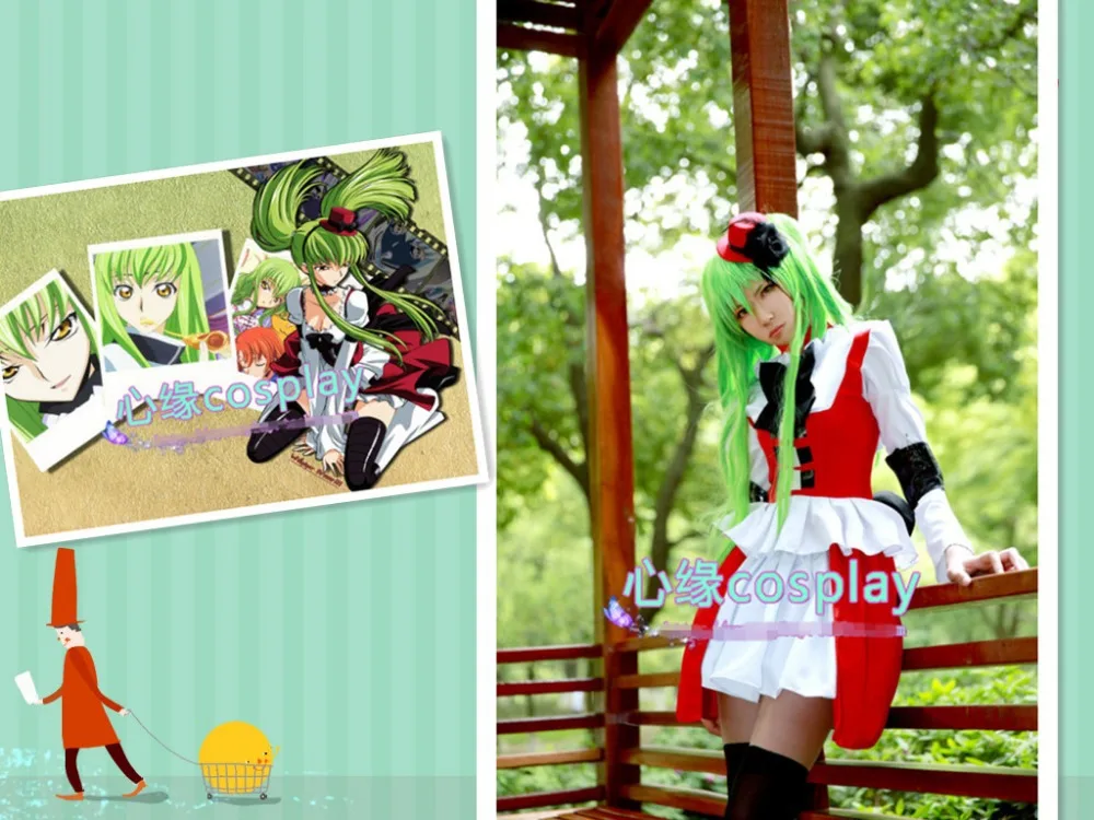 Hot Anime Gratis Verzending Code Geass Lolita Feestjurk Rok Cosplay Kostuum Elke Size Vrouwen kleding NIEUWE Hot Anime Gratis Verzending Code Geass Lolita Feestjurk Rok Cosplay Kostuum Elke Size Vrouwen kleding NIEUWE