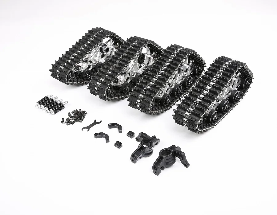 Снегоход покрышки Conversion Kit для 1/5 весы Losi 5ive-T Rovan LT км X2 RC автомобиль обновить части