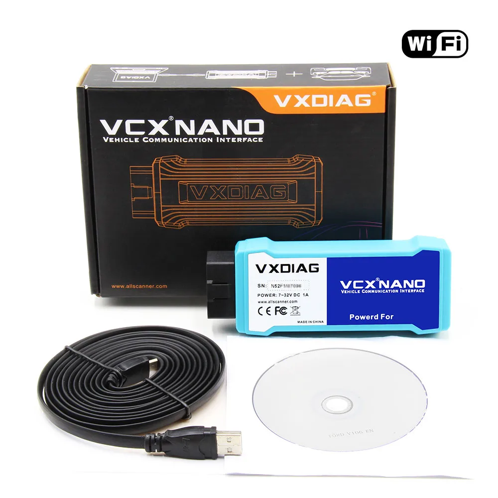 VXDIAG VCX NANO для Tis techstem V14.00.018 для JLR SDD V158 ODIS V5.1.5 OBD OBD2 автомобильный диагностический инструмент OBD2 wifi автоматический сканер