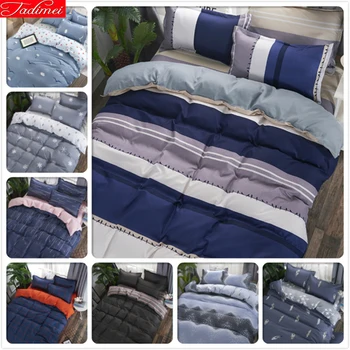 

Duvet Cover 3/4 pcs Bedding Set Adult Kids Child Soft Cotton Bed Linens Single Full Double Queen King Size Bedspreads Quilt Case