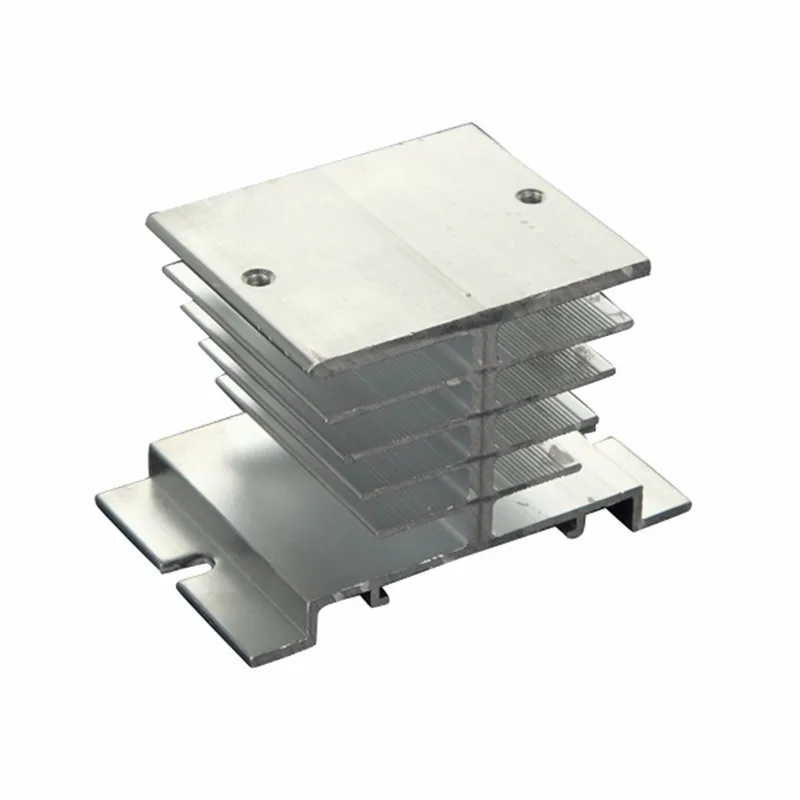

Heatsink Single Phase Solid State Relay SSR Small Type Heat Dissipation Tool Kit Aluminum Alloy Heat Sink Cooler Radiator