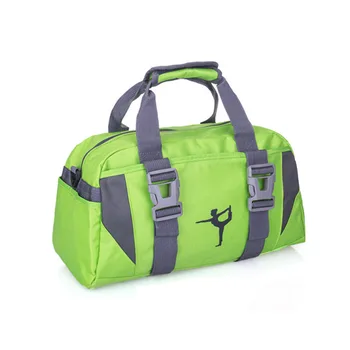 

2018 Yoga Unisex Fitness Bag Waterproof Nylon Training Shoulder Cross body Sport Bag Medium Size Travel Gym Bag