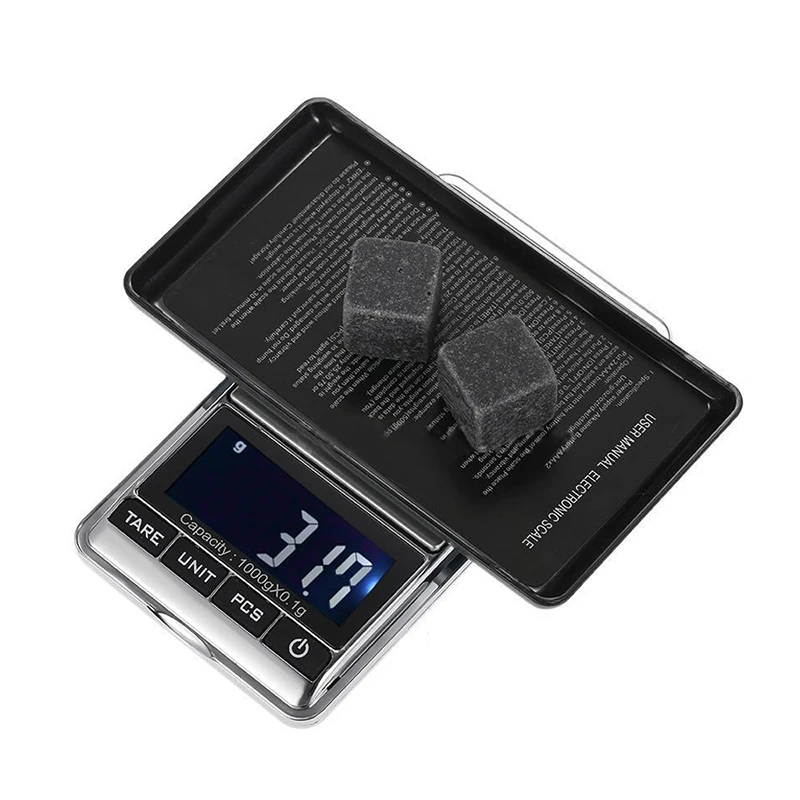 1000 г x 0,1 г lcd Мини цифровые карманные весы ювелирные изделия граммовые Электронные весы