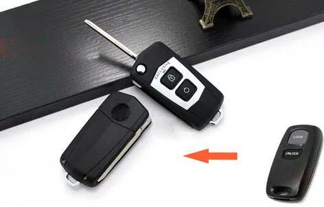 Модифицированный складной откидной Чехол для ключа с дистанционным управлением