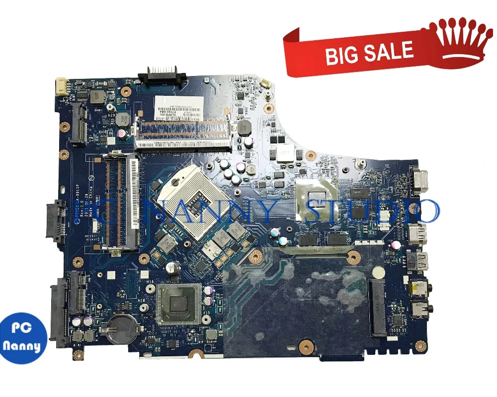 PC Няня для acer Aspire 7750 Материнская плата ноутбука MBBY002001 LA-6911P HM65 DDR3 испытания |