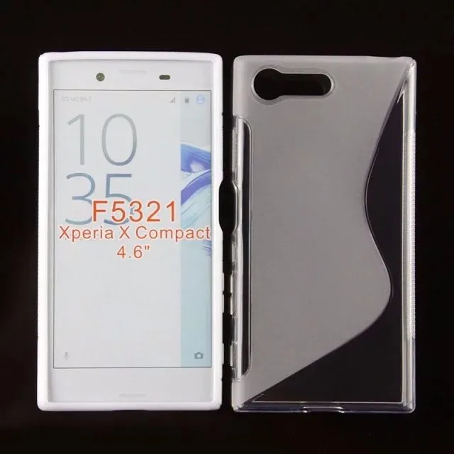 200pc S Line Форма ТПУ Силиконовые чехлы для смартфонов Sony Xperia C6/Xperia XZ/Xperia X compact/Xperia XA