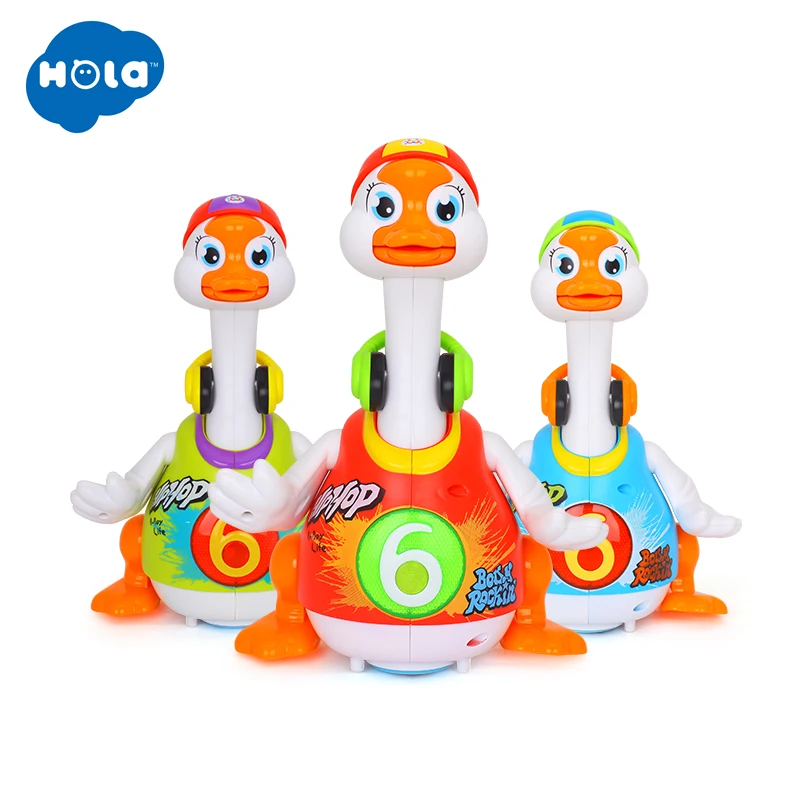 Baby Toys EQ Flapping Yellow Duck & Electric Hip Pop Dance Read & Tell Story & Interactive Swing Goose Toys for 18M+