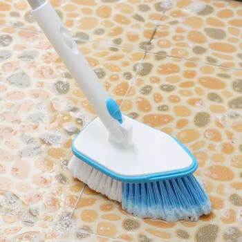 

Telescopic handle floor brush kitchen long handle cleaning brush bathroom tile ceiling brush